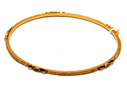 Jewellery - Bangle with stones 22K 11,2g 7cm - View 1