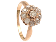 Jewellery, CLUSTER RING, 18K gold, in auction: Lilla jewellery – Thursday 21 February 2019