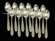 Silverware - 12 Coffee spoons model Vasa, Silver 830 - View 1