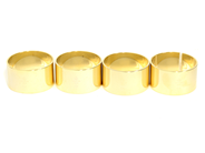 Miscellaneous, 4 napkin rings Skultuna Mässingsbruk, 24K förgyllning, in auction: Pawn – Tuesday 5 March 2019