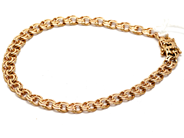 Jewellery, Bracelet Bismarck 18K 18,5cm 8,1g, in auction: Pawn – Tuesday 5 March 2019