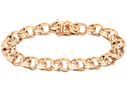 Jewellery, Bracelet bismarck 18K 47,6g 21,3cm (one låsåtta missing/scratched) , in auction: Pawn – Tuesday 5 March 2019