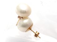 Jewellery, Earrings, one pair 18K Brv: 3,6g, in auction: Pawn – Tuesday 5 March 2019