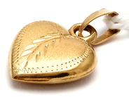 Jewellery, Pendant 18K 0,7g Heart, in auction: Pawn – Tuesday 5 March 2019