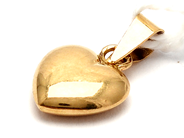 Jewellery, Pendant 18K 0,8g Heart, in auction: Pawn – Tuesday 5 March 2019