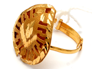 Lot, Ring 21K 2,2g with adjustable size, damaged/dented, in auction: Pawn – Tuesday 5 March 2019