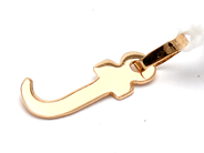 Jewellery, Pendant 18K 0,4g Letter "J", in auction: Pawn – Tuesday 5 March 2019