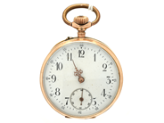 Lot, Pocket watch 14K manual (working not), damaged dial and hand, in auction: Pawn – Tuesday 5 March 2019