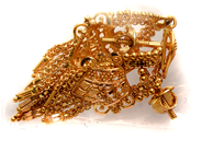 Jewellery, Earrings, one pair 21K 9,9g, in auction: Pawn – Tuesday 5 March 2019