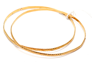 Lot, Bangles, two pieces 21K 11,8g (damaged), in auction: Pawn – Tuesday 5 March 2019
