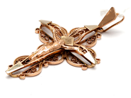 Jewellery - Pendant 14K 3,8g Cross Length: 49mm - View 1