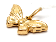 Jewellery - Pendant 18K 1,5g, Butterfly - View 1
