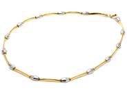 Jewellery - Necklace double-dyed 18K 13,7g 42cm  - View 1