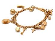 Jewellery - Bracelet Bismarck 18K 18,8g 19,5cm with tolv integrerade charms - View 1