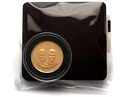 Coins, Commemorative coin "Kronprinsessan Victoria Prins Daniel 19 june 2010" 22K 12,0g Ø26mm, with case, in auction: Pawn – Tuesday 5 March 2019