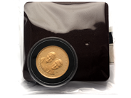 Coins, Commemorative coin "Kronprinsessan Victoria Prins Daniel 19 june 2010" 22K 12,0g Ø26mm, with case, in auction: Pawn – Tuesday 5 March 2019