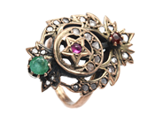 Jewellery, RING, låghaltigt gold, in auction: Lilla jewellery – Thursday 28 March 2019