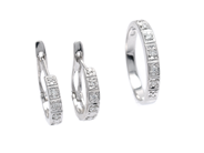 Jewellery, JEWELRY SET, ring and earrings, in auction: Lilla jewellery – Thursday 28 March 2019