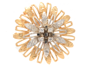Jewellery, BROOCH/PENDANT, 18K gold/white gold, in auction: Lilla jewellery – Thursday 28 March 2019