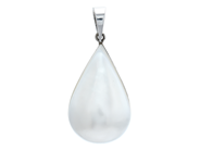 Jewellery, PEARL PENDANT, 18K white gold, in auction: Lilla jewellery – Thursday 28 March 2019