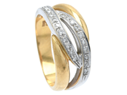 Jewellery, RING, 18K gold/white gold, in auction: Lilla jewellery – Thursday 28 March 2019