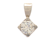 Jewellery, SOLITAIRE PENDANT, 18K white gold, in auction: Lilla jewellery – Thursday 28 March 2019