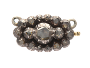 Jewellery, CLASP, 18K guld/silver, in auction: Lilla jewellery – Thursday 28 March 2019