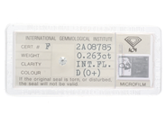 Gemstones, DIAMOND, brilliant cut, in auction: Lilla jewellery – Thursday 28 March 2019