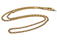 Jewellery, Necklace double-dyed 18K 17,9g 61,5cm, in auction: Pawn – Tuesday 23 April 2019