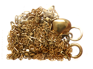 Lot, Lot of gold 9K 2,2g damaged, in auction: Pawn – Tuesday 23 April 2019