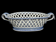 Ceramics, Fruktkorg Rörstrand length 26cm, width 20cm, in auction: Pawn – Tuesday 23 April 2019