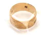 Lot, Lot of gold 21K 3,5g Ø16¾, engraved, in auction: Pawn – Tuesday 23 April 2019