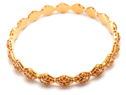 Jewellery, Bangle 21K 12g Ø6,6cm, in auction: Pawn – Tuesday 23 April 2019