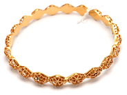 Jewellery, Bangle 21K 12g Ø6,6cm, in auction: Pawn – Tuesday 23 April 2019