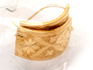 Jewellery, Earrings 21K 3,1g, in auction: Pawn – Tuesday 23 April 2019