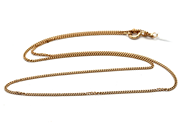 Jewellery, Necklace 9K 1,7g 39cm "curb", in auction: Pawn – Tuesday 23 April 2019