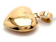 Jewellery, Pendant 18K 0,9g heart, in auction: Pawn – Tuesday 23 April 2019