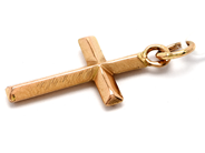 Jewellery - Pendant 18K 1g Cross - View 1