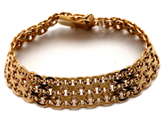 Jewellery - Bracelet 18K 37,4g L: 20cm, B: 1,3cm - View 1