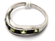 Jewellery, Ring 925 4,1g Ø20 with stones by different colours, in auction: Pawn – Tuesday 23 April 2019