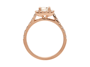 Jewellery - RING, 18K gold with brilliant cut diamond 0,63 ctw - View 2