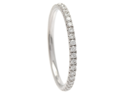 Jewellery - ETERNITY RING, 18K white gold - View 1