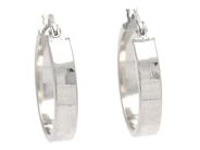 Jewellery - HOOP EARRINGS, 18K white gold - View 1