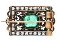Jewellery - BROOCH, silver/14K gold - View 2