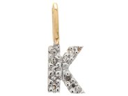 Jewellery - LETTER PENDANT, letter K - View 1