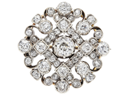 Jewellery, BROOCH/PENDANT, silver/14K gold, in auction: Important jewellery – Saturday 30 November 2019