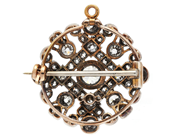 Jewellery - BROOCH/PENDANT, silver/14K gold - View 2