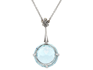 Jewellery - PENDANT WITH CHAIN, platinum - View 2