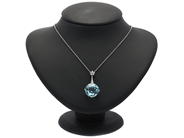 Jewellery - PENDANT WITH CHAIN, platinum - View 4