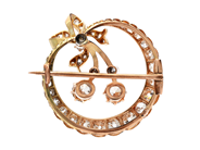 Jewellery - BROOCH/PENDANT, 14K gold - View 2